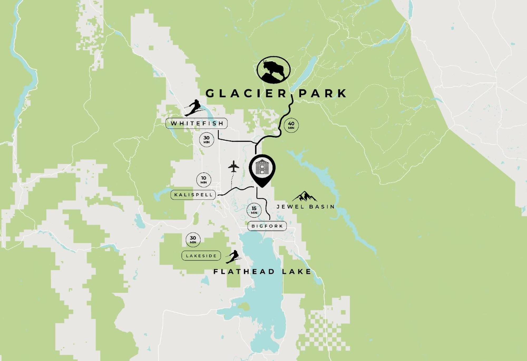 Clark Farm Silos - 5 Silo Mountain View Retreat 칼리스펠 외부 사진